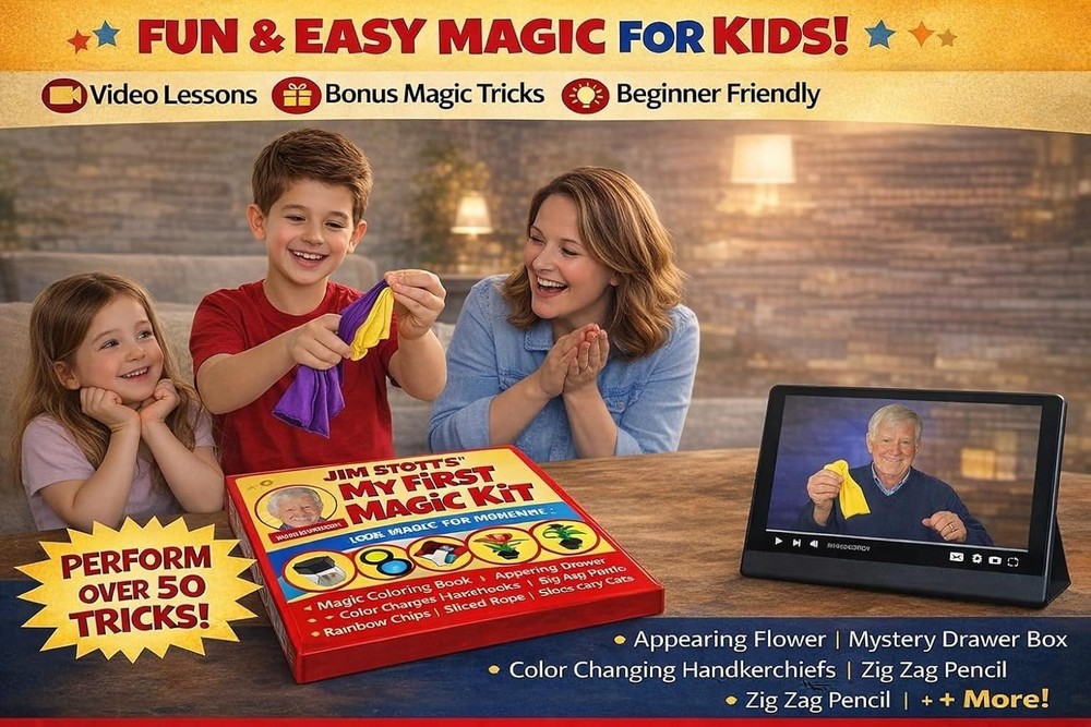 Creative Magic Kit for Kids 5-12 | 50 Tricks & Step-by-Step Instructions