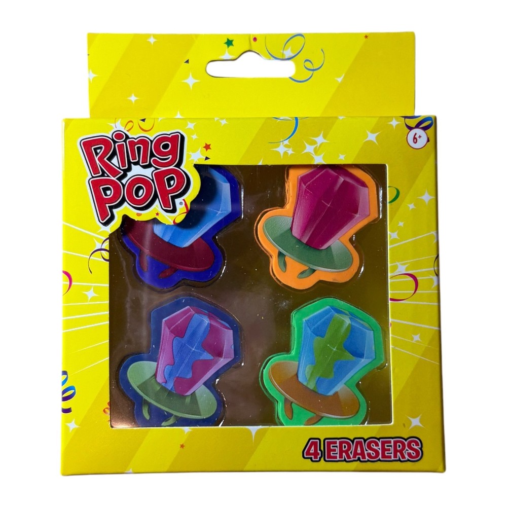 Innovative Designs Ring Pop 4 Erasers