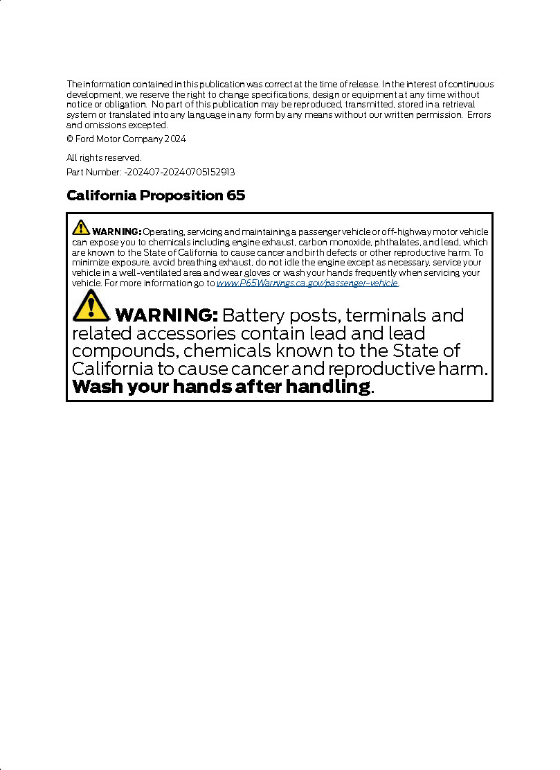 2025 Ford Bronco Sport Owners Manual User Guide