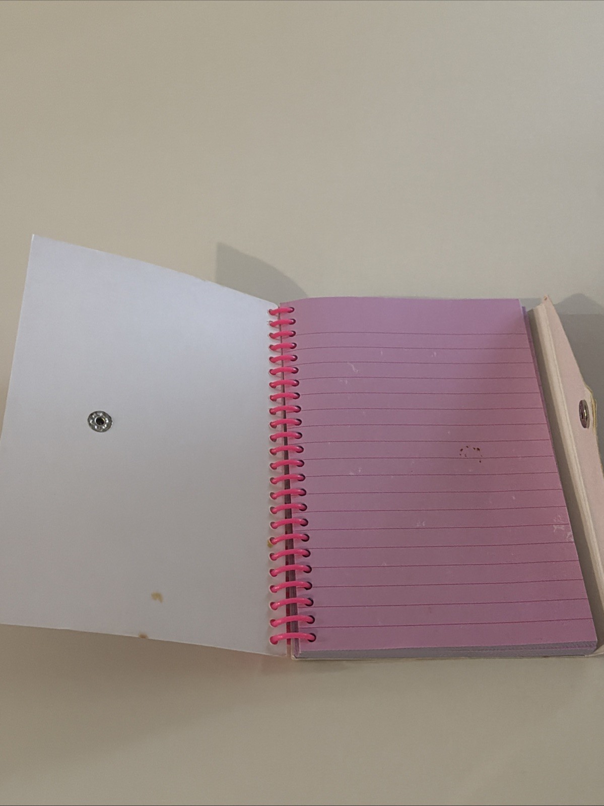 Lisa Frank Dancing 90’s Dolphins Spiral Button Snap Notebook