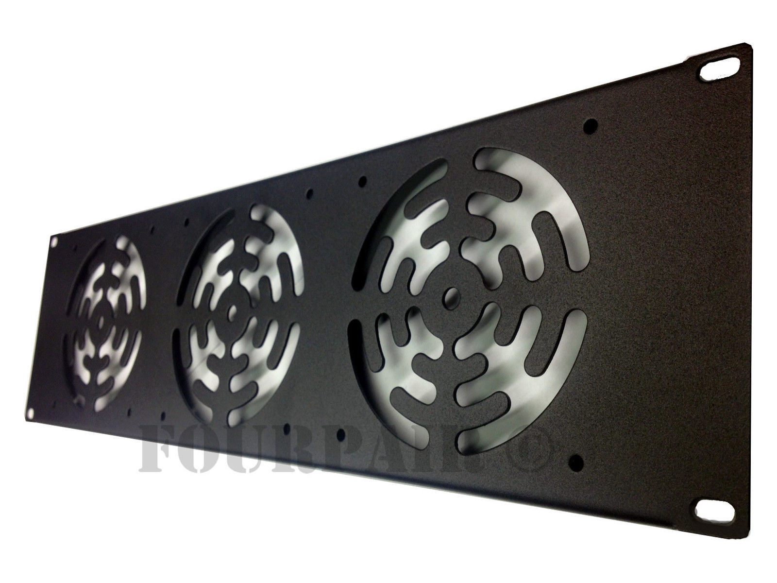 3 Fan (120mm) 19" Inch Rack Mount Cooling Panel DJ Rack Case Server Cabinet - 3U