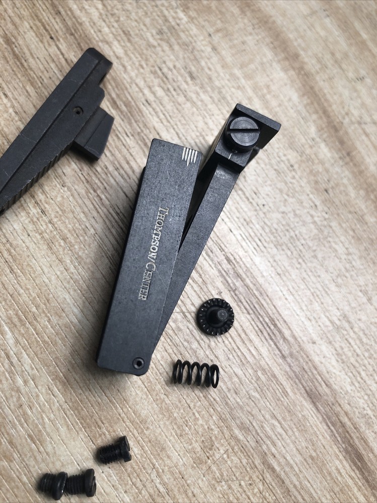 Thompson Center - CVA type REAR SIGHT w/elevation Screw and front