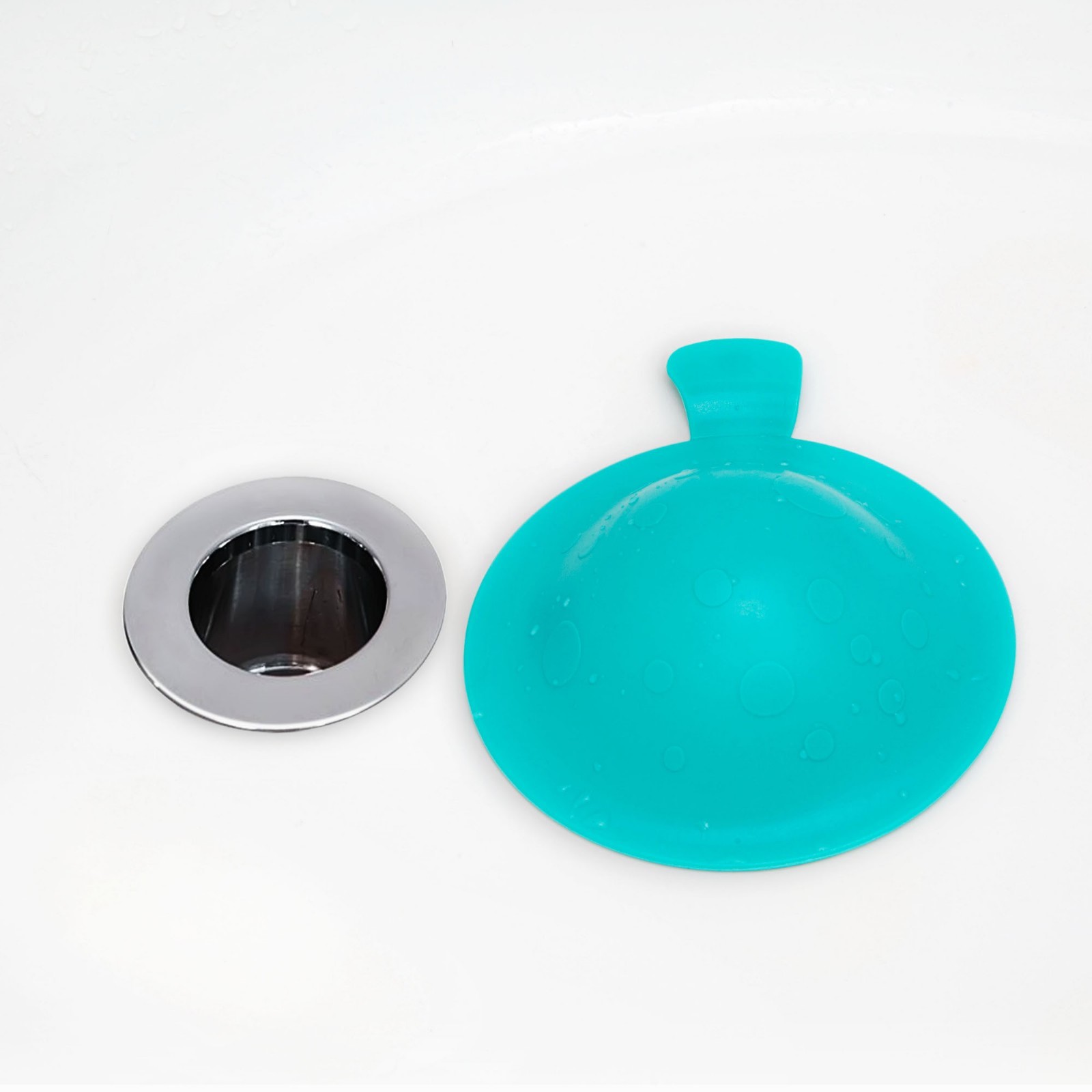 StopShroom® Universal Stopper Cover for Bathtub and Bathroom Drains by TubShroom