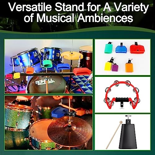 Jam Block Jam Block Percussion Stand Triangular Double Brace Set Multi-Colored