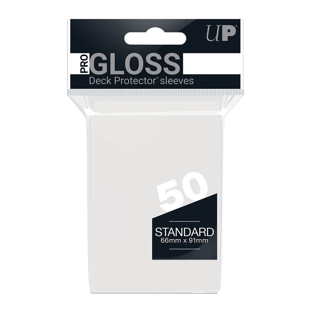Ultra Pro 12844 Deck Protectors Solid Standard Size - 50 count (Solid), Clear