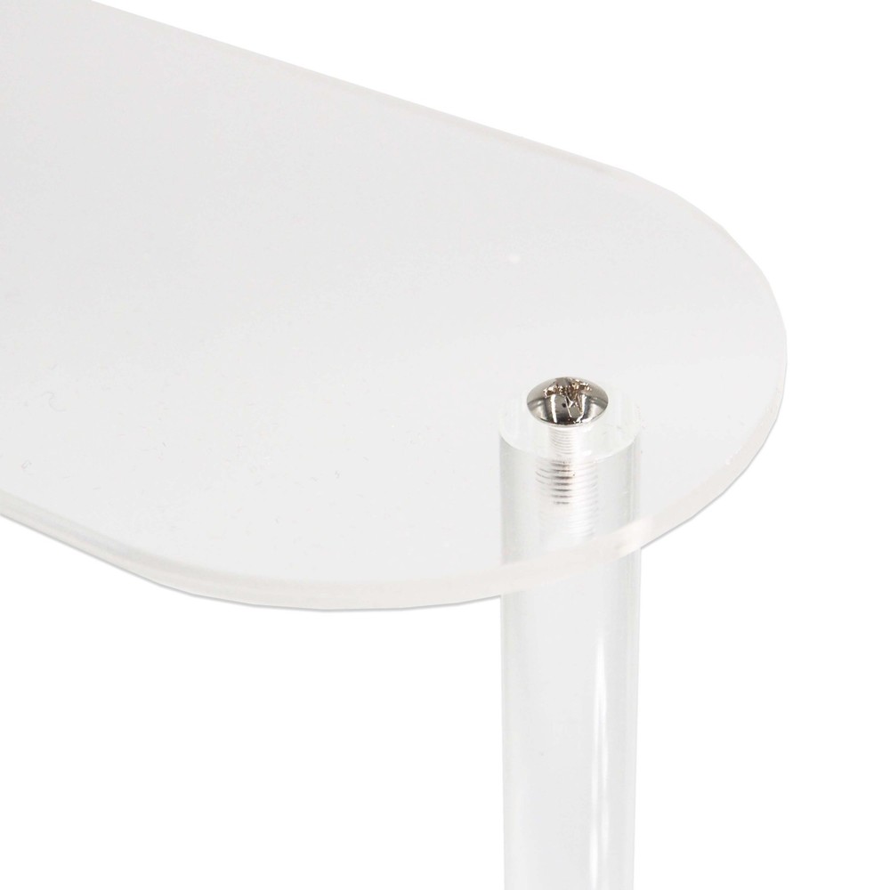 Clear Acrylic Multiplatform Display Stand with 6 Adjustable Risers