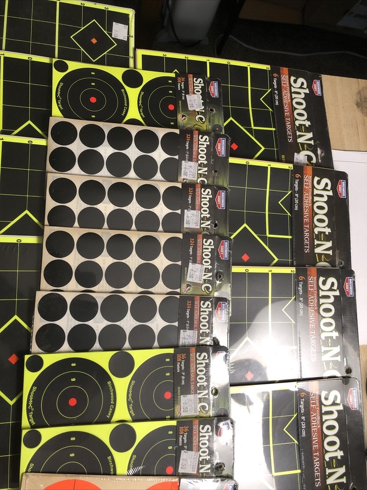 Shoot-N-C 6-Inch round Target u get all