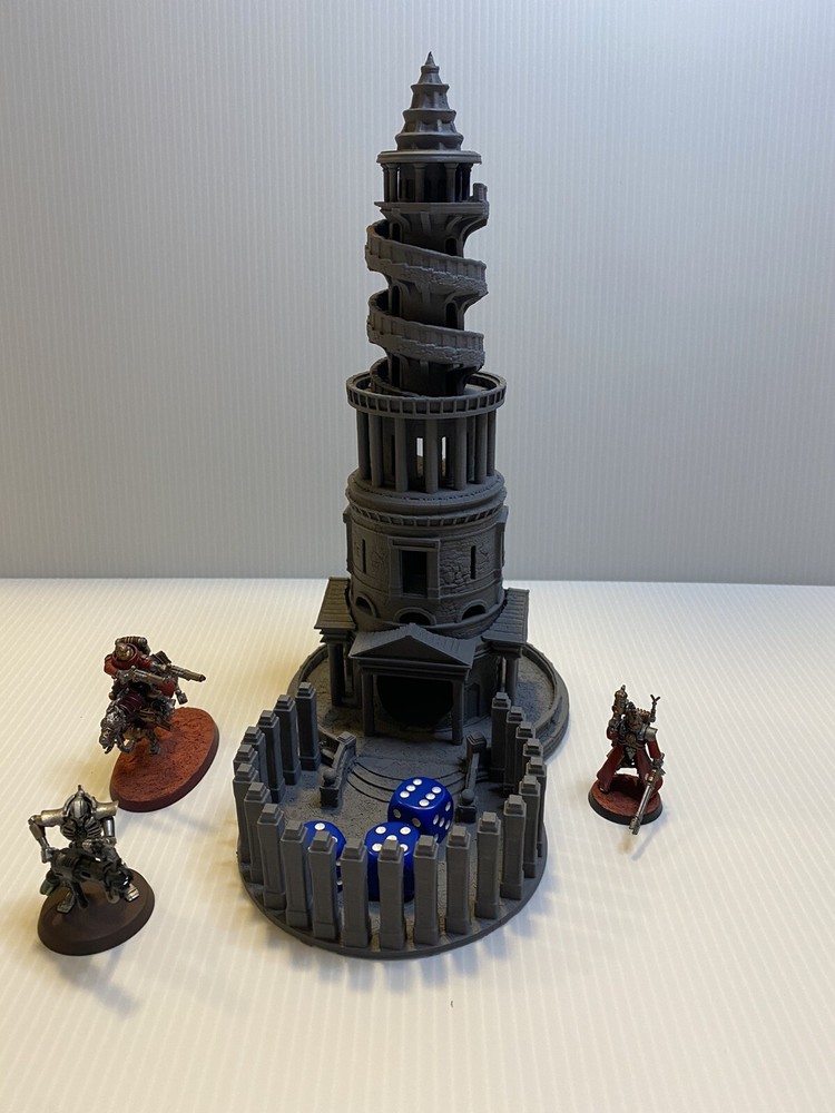 Mediterranean Temple Dice Tower