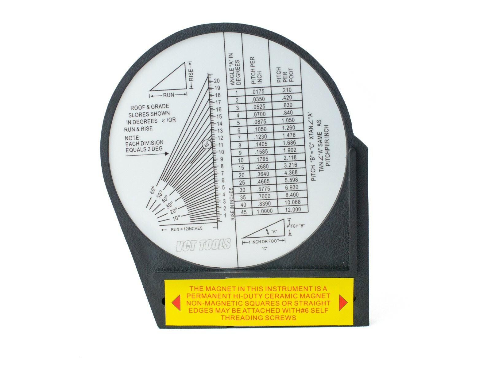 Magnetic Dial Gauge Angle Finder Inclinometer Protractor Pinion Tool
