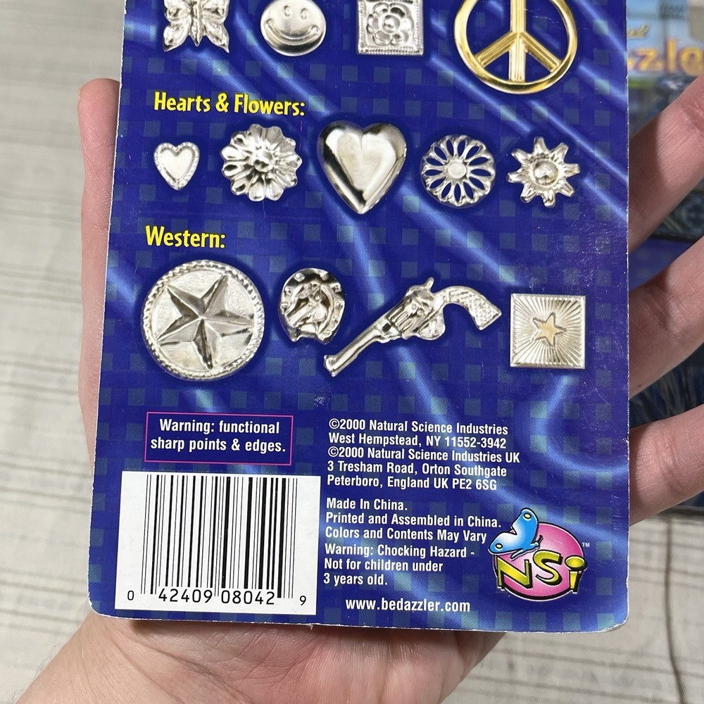Vtg BE-DAZZLER Custom Hand Tool Studs Rhinestone Setting Kit 2000 NEW M1