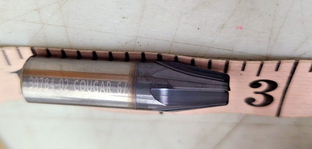 Cougar Tools 39784-02 Solid Carbide Form End Mill