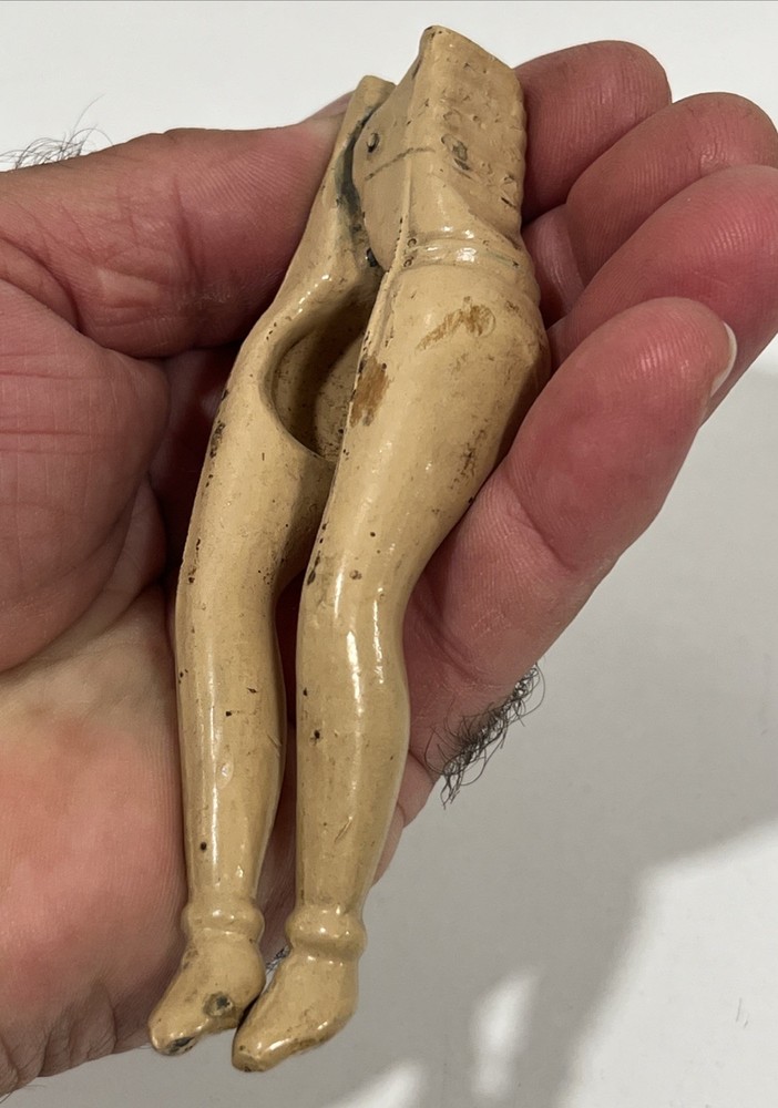 Vintage Risque Woman's Bare Legs Nutcracker Figural Marked Niagara Falls