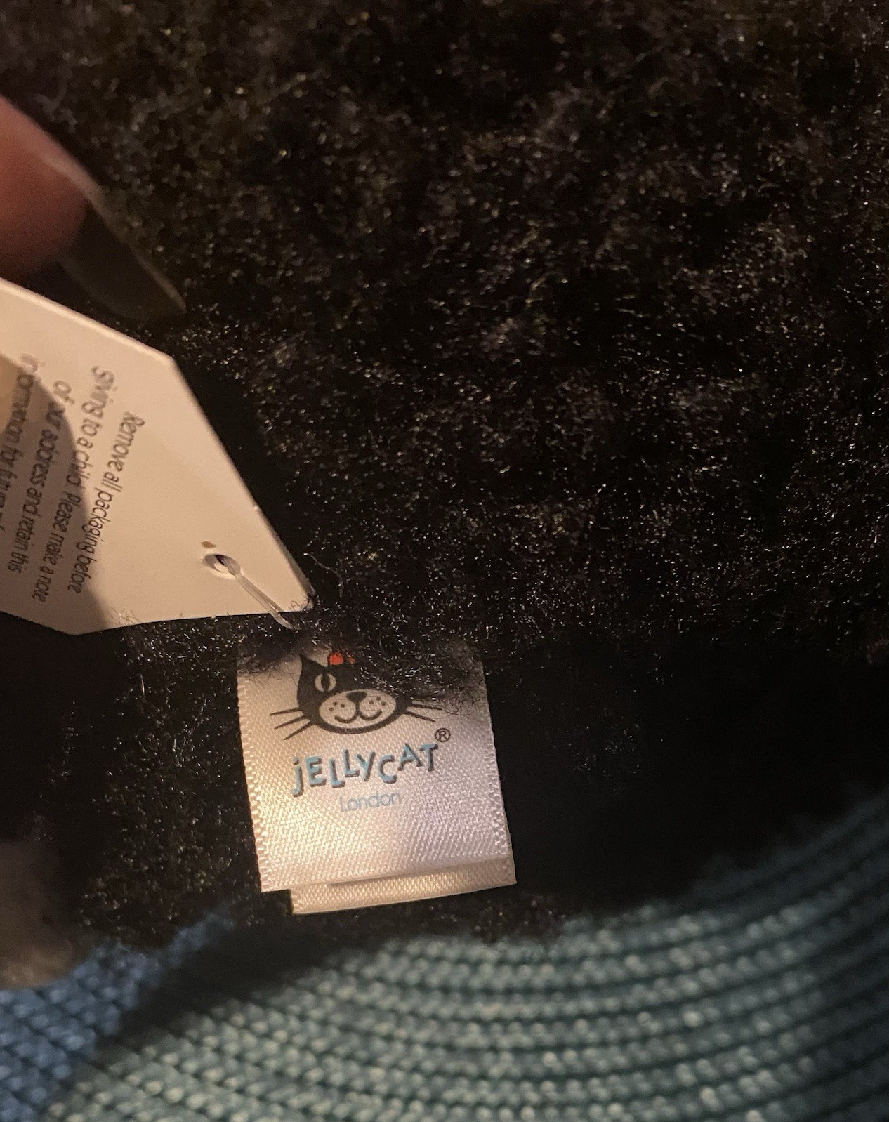 HTF JELLYCAT Rolbie Black Sheep 8" Retired Plush Stuffed Toy New With Tags