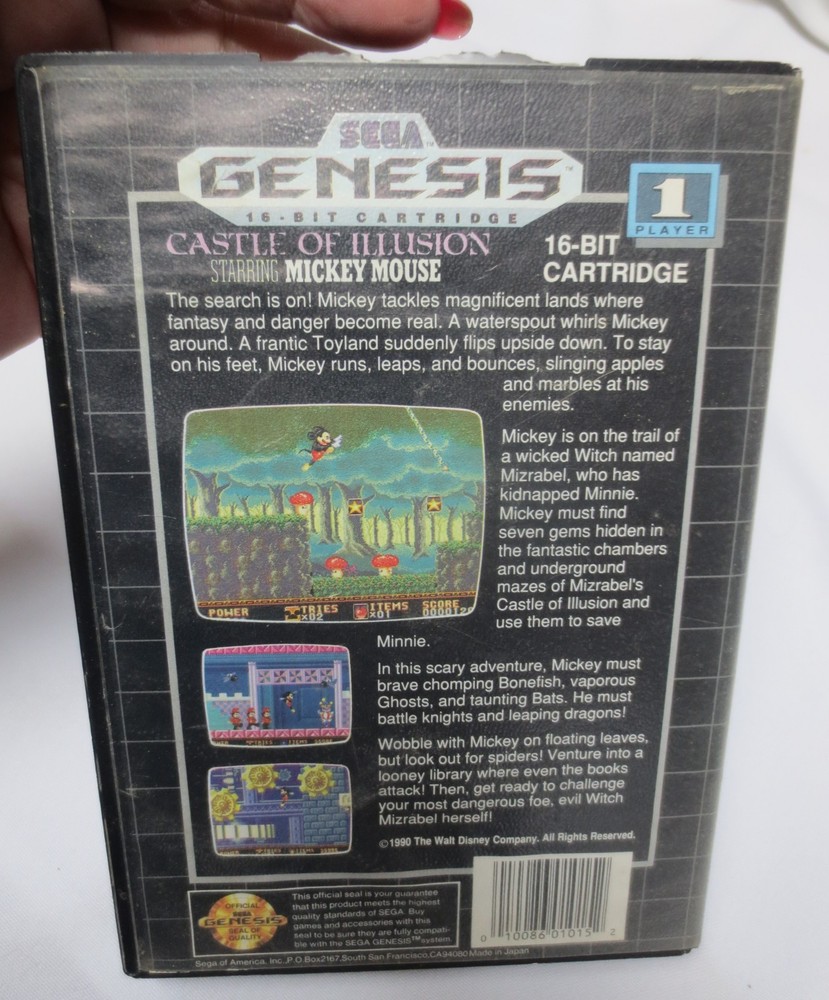 Original Authentic Replacement Case & Manual Only Sega Genesis Game - U pick
