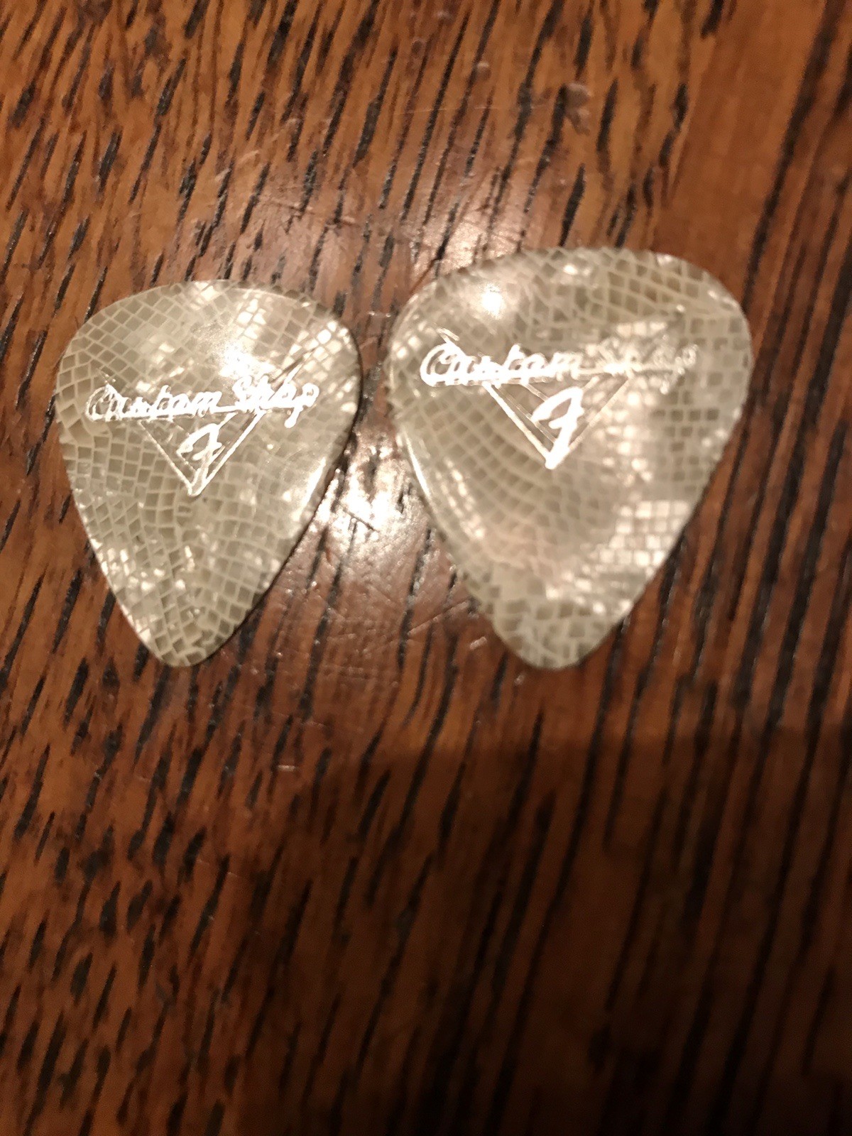 RARE FENDER SNAKESKIN CUSTOM SHOP PICKS!!!