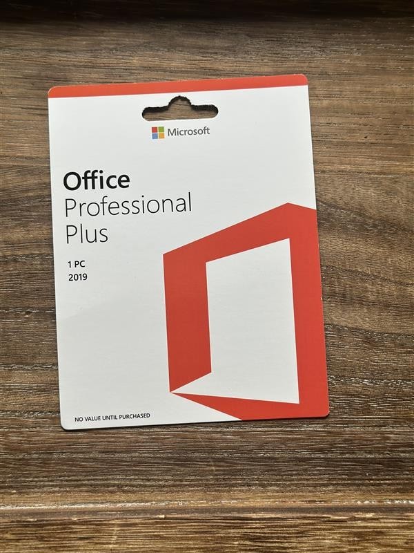 Microsoft Office Professional Plus 2019 Full Version License Sealed Retail Card