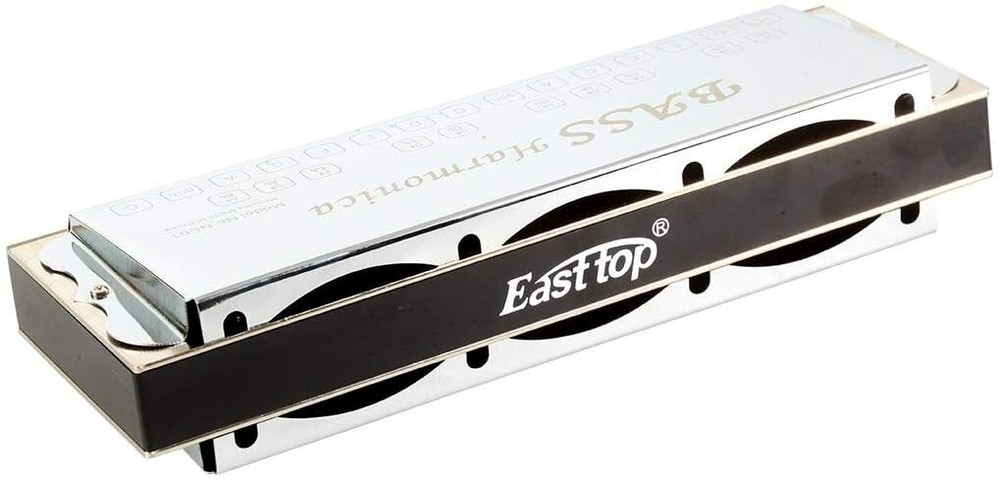 EASTTOP NE01 Bass Harmonica Ensemble Harmonica Professional Portable with Case