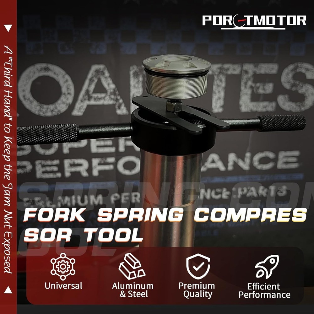 Motorcycle Fork Service Tool Kit, 3PCS Fork Maintenance Tool Set Fork Oil Lev...