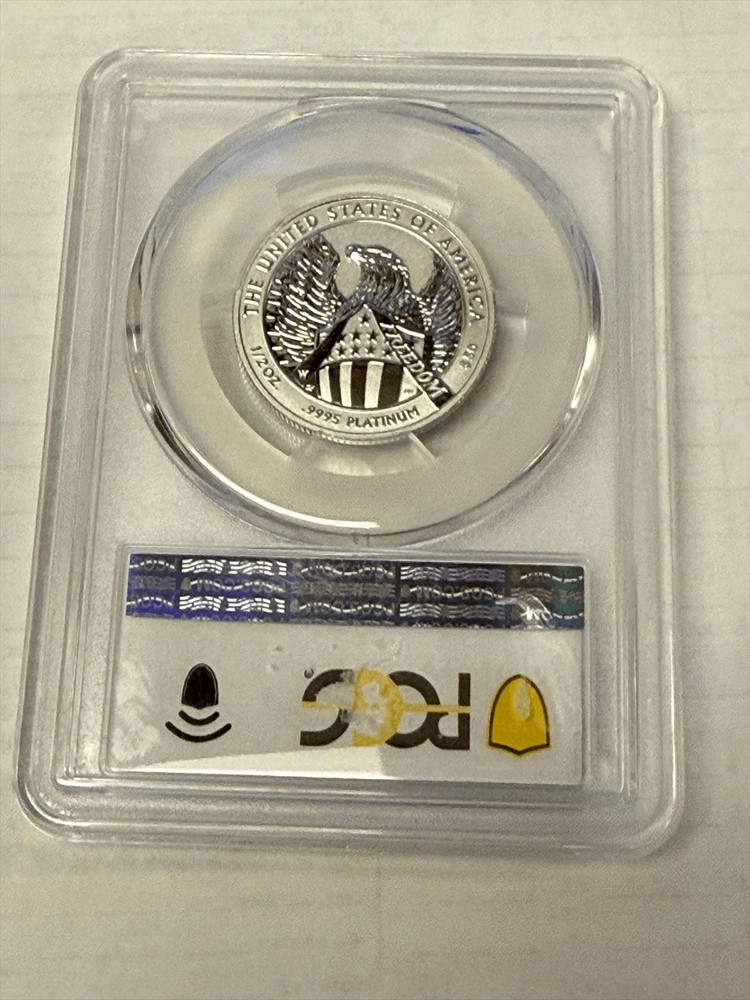 2007 $50 Reverse Proof Platinum Eagle PCGS PR 70