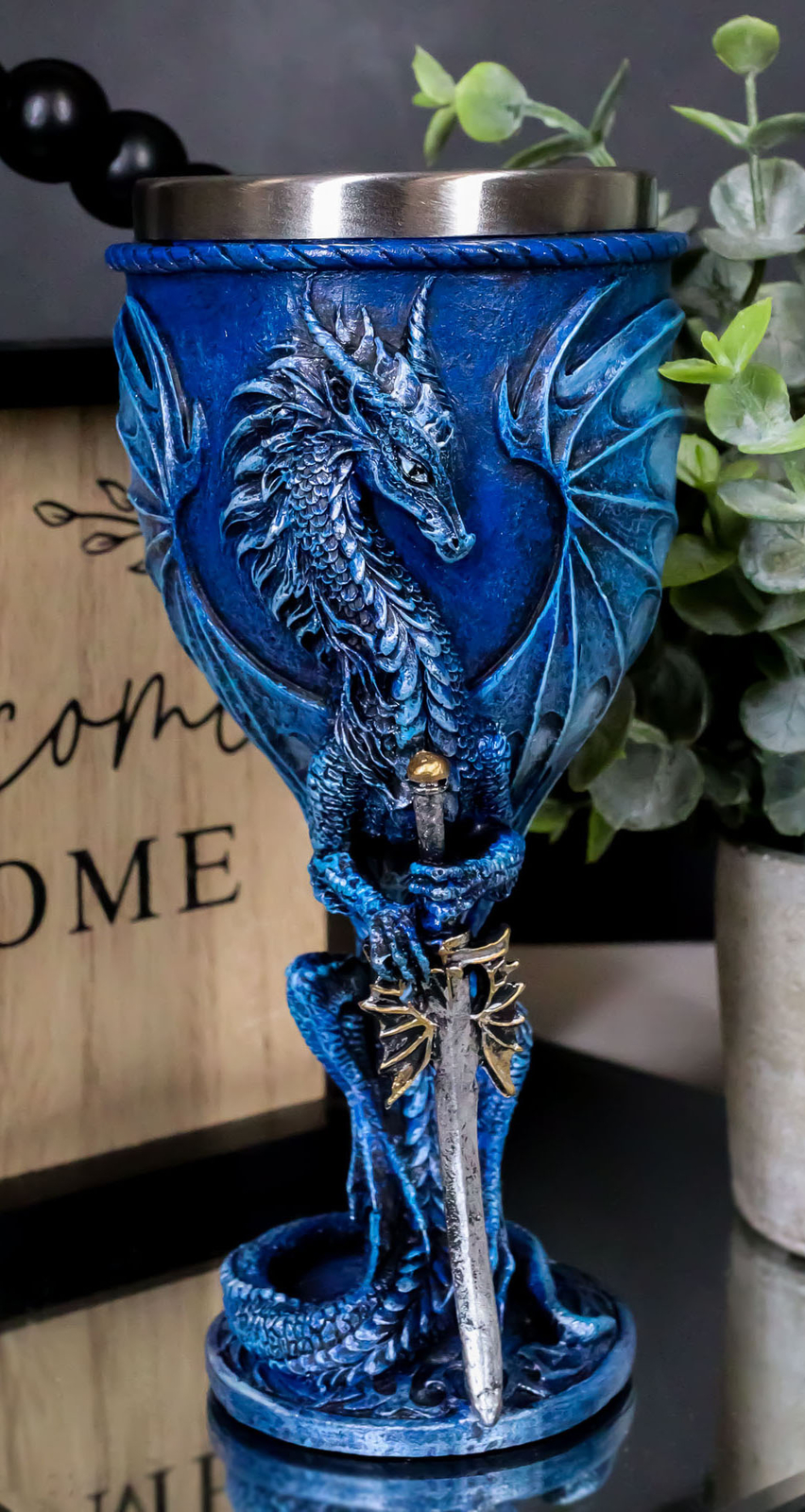 Sea Blade Dragon Goblet with Stainless Steel Insert