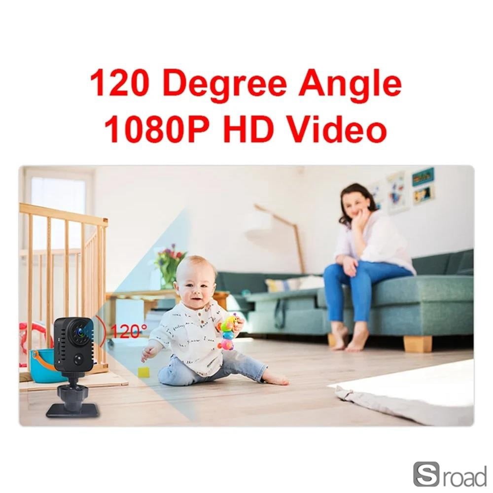 1080P Portable Mini Camera With Night Vision & Motion Detection For Security