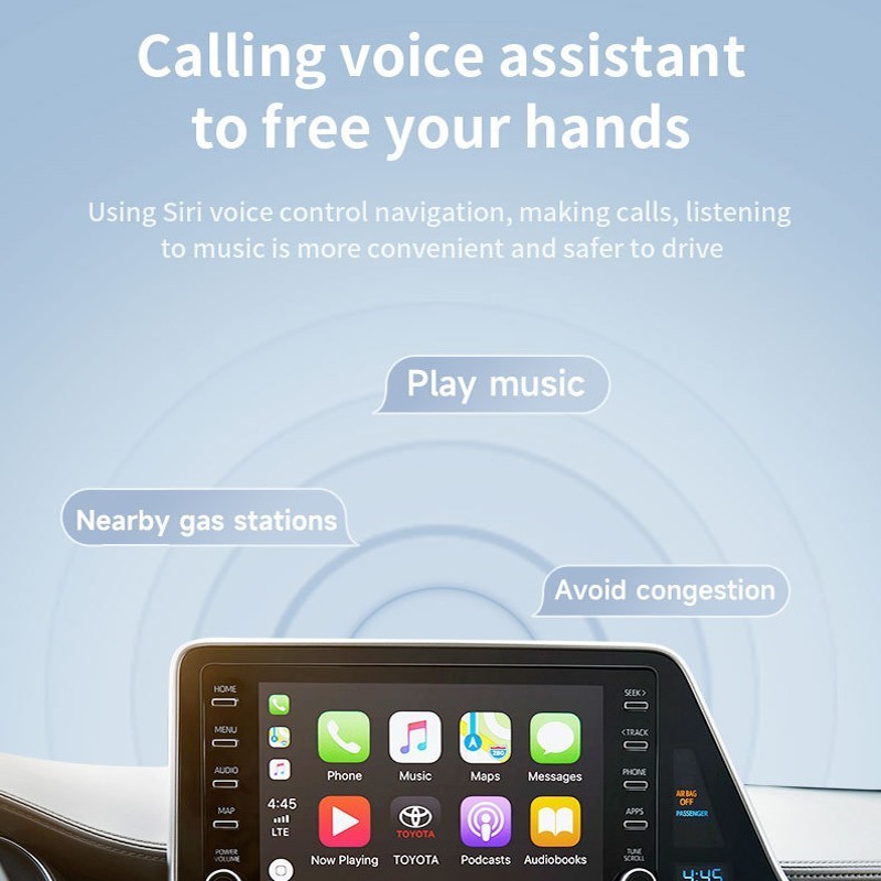 USB Wireless CarPlay Adapter For Apple iPhone Wireless Android Auto Dongle 5G/US