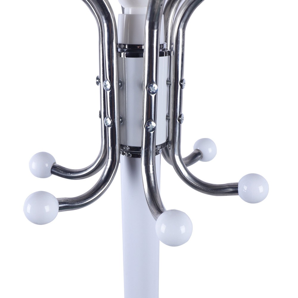 Coat Rack 16 Hook 4 Level Hat Jacket Stand Tree Holder Hanger Rack Marble Base
