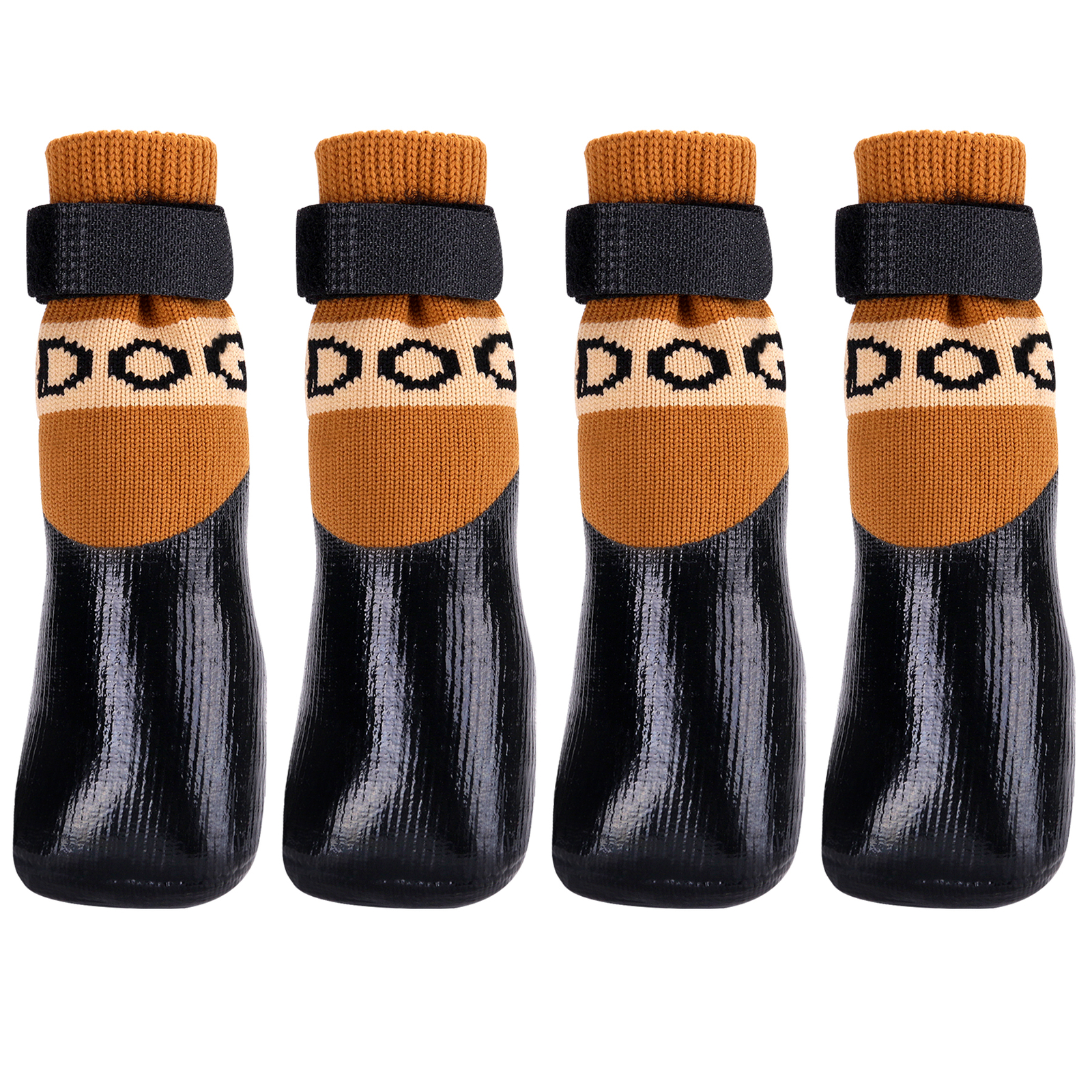 4pcs Dog Socks Anti Slip Waterproof Dog Shoes Boots Outdoor Indoor Paw Protector