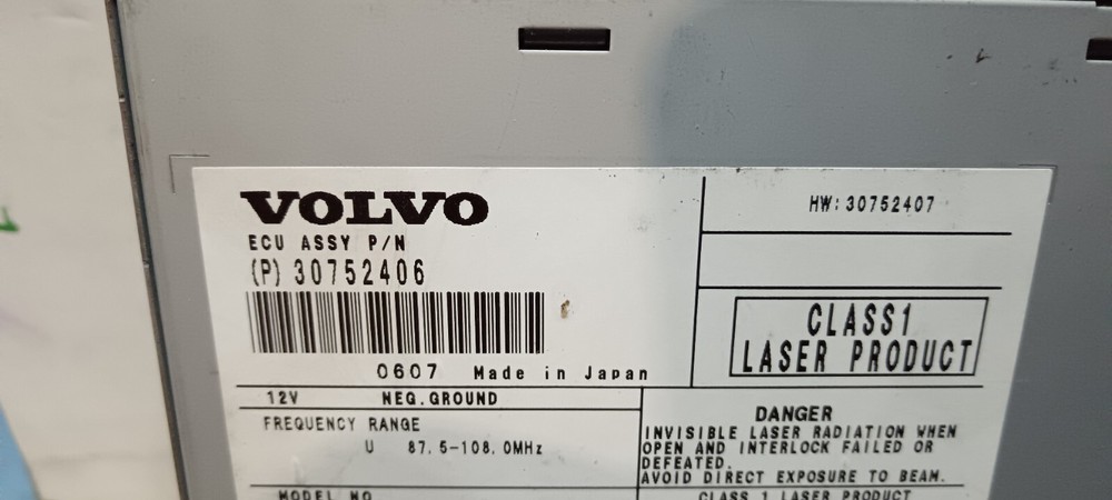 VOLVO XC90 I CD Reader 30752406. Tested