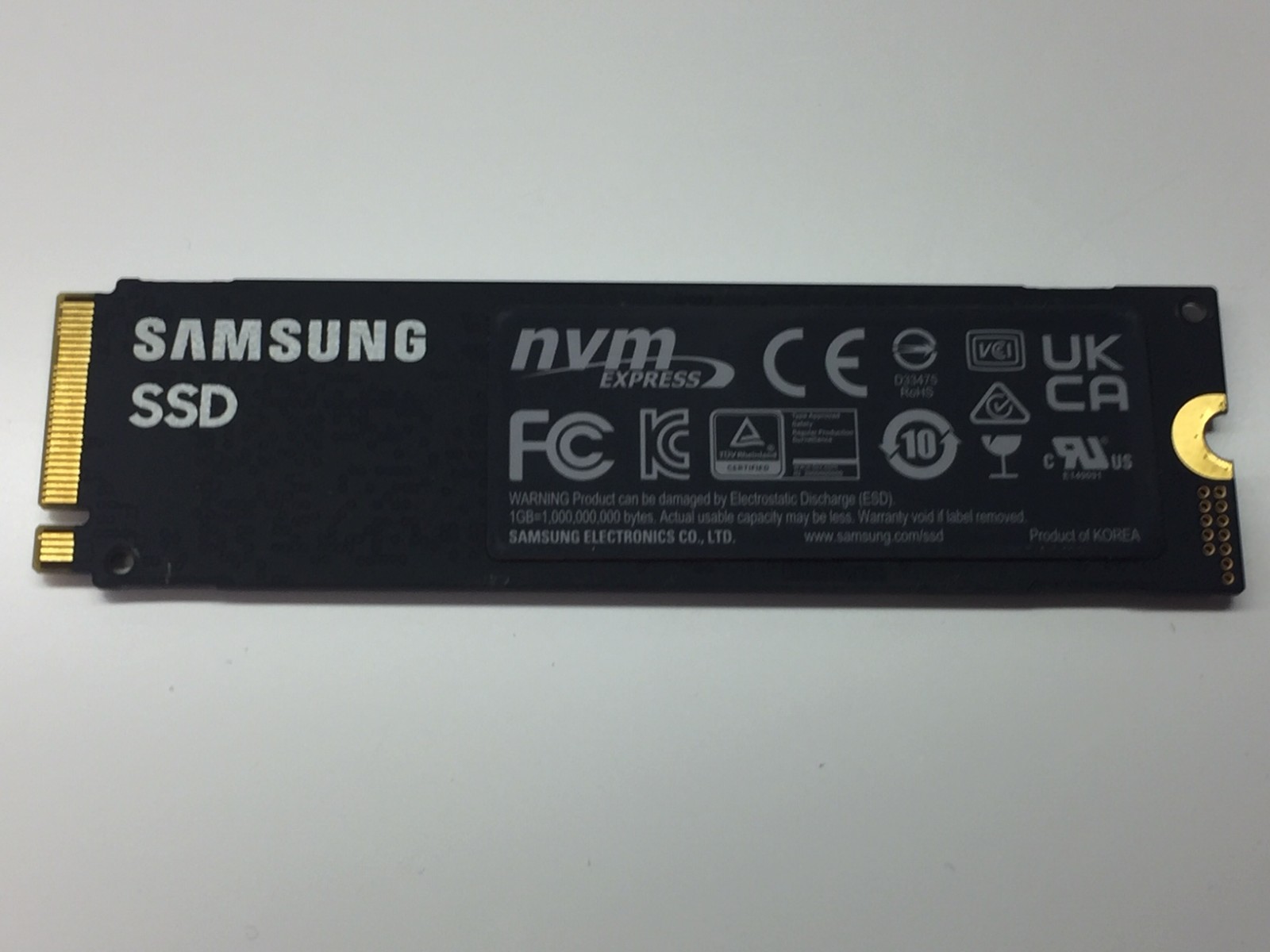 AS IS - DEFECTIVE - Samsung 980 PRO 2TB V-NAND SSD NVMe M.2 SSD MZ-V8P2T0B/AM