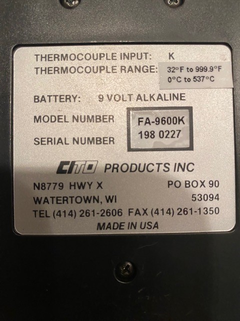 Cito Thermoflow Analyzer with Docksport carry case