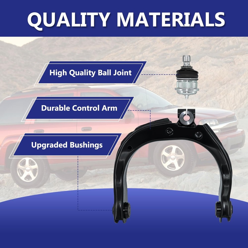 Front Upper Control Arm for 2004-2007 Trailblazer Envoy 16Pcs