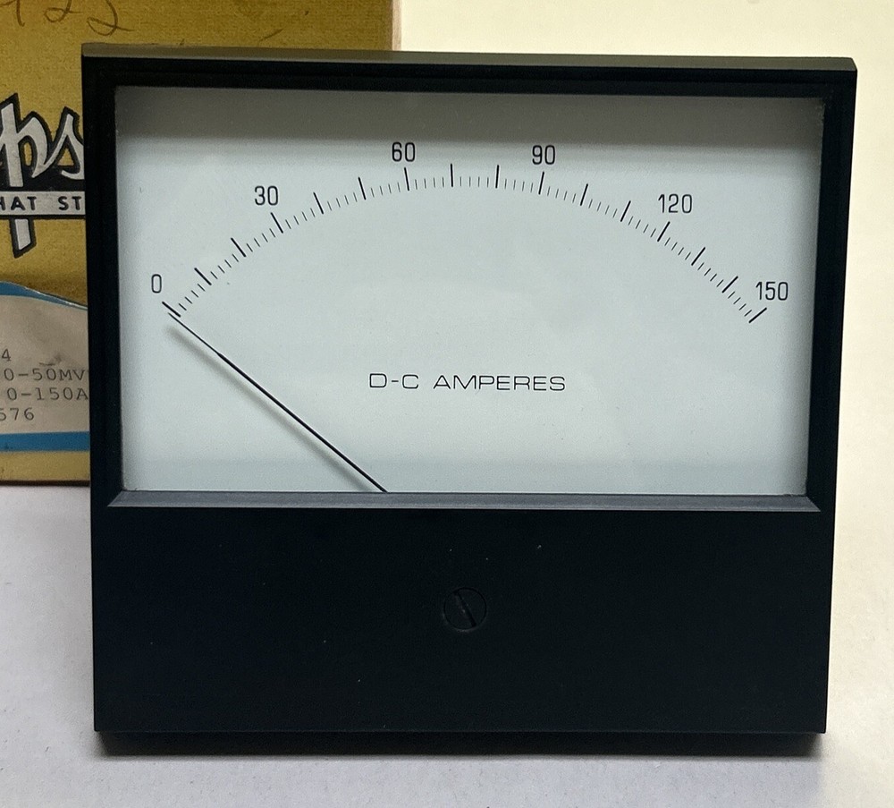 SIMPSON,17576,PANEL METER 0-150D-C AMPERES NOS