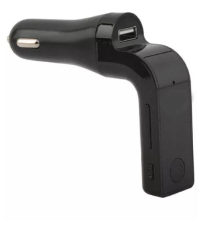 FM Transmitter Bluetooth Car Mp3 Player Wireless Radio USB Charger Color Black
