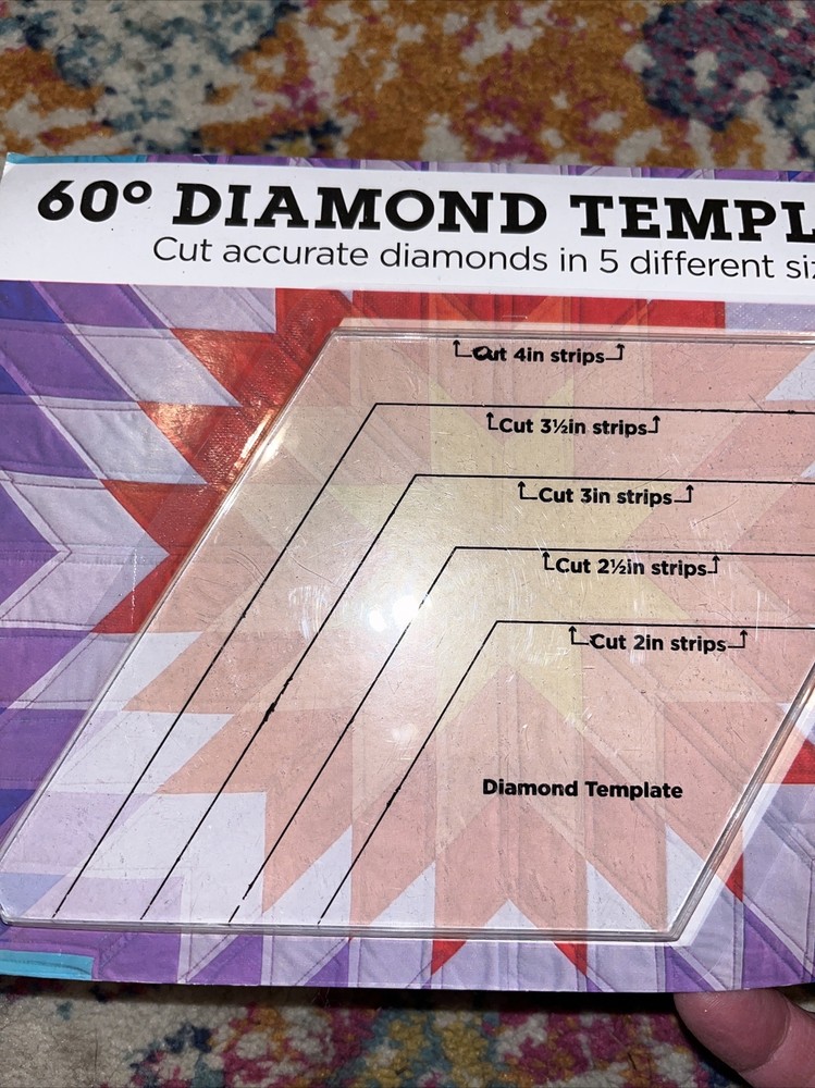 60 degree Diamond template Quilting tool NEW