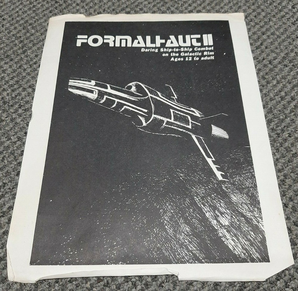 Formalhaut II Space Combat - Attack Wargaming Association 1975 Punched missing