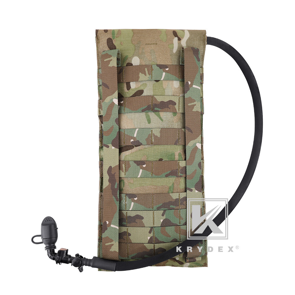 KRYDEX Tactical Vest Hydration Carrier Modular 3L Water Bladder MOLLE Backpack