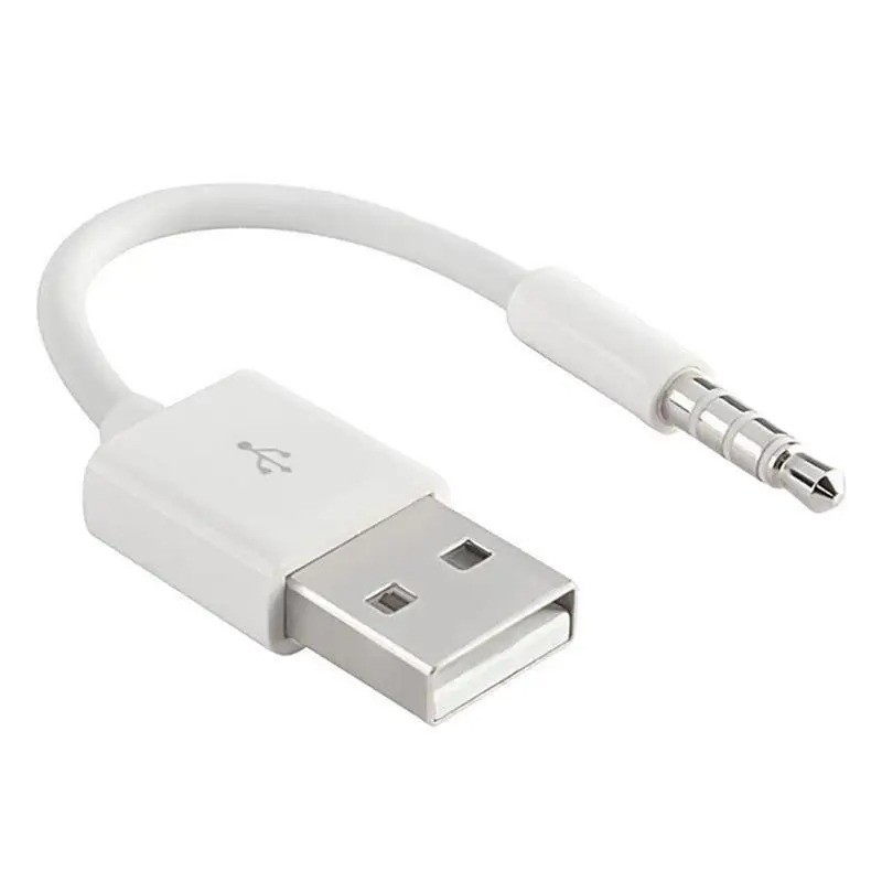 Charger Data USB 3.5mm Sync Audio Cable For IPod Shuffle 3rd 4th Gen Accessory