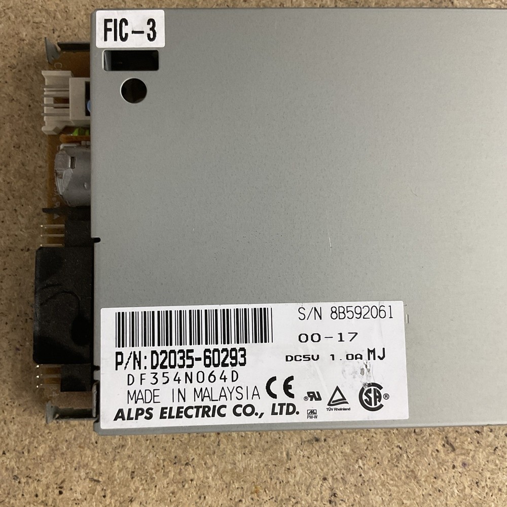 ALPS D2035-60293 Floppy Drive Untested
