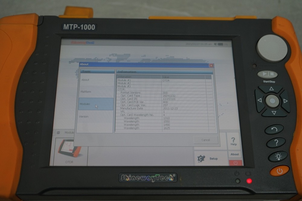 ^ Shineway Tech MTP-1000 OTDR Multifunctional Test Platform Metro Access FTTx