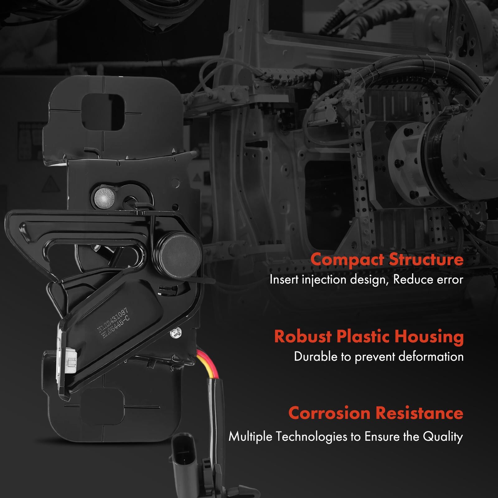 Front Side Hood Latch Lock for Chevy Silverado 1500 2019-2022 GMC Sierra 1500