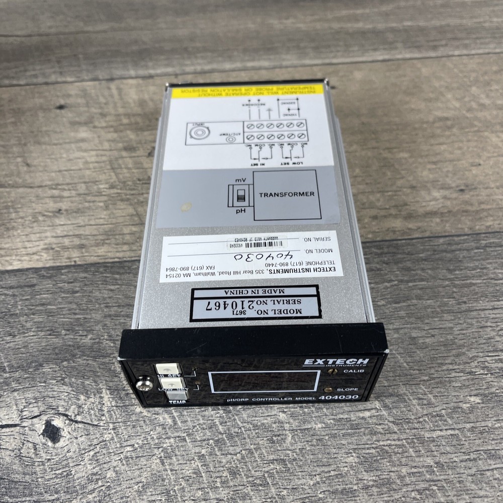 extech ph/ORP controller model 404030