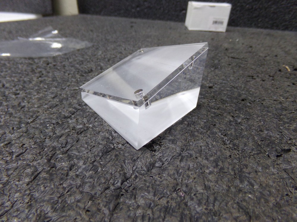 TABLECRAFT PRODUCTS COMPANY Card Holder, Angled Rectangle, Clear Acrylic, (DC)