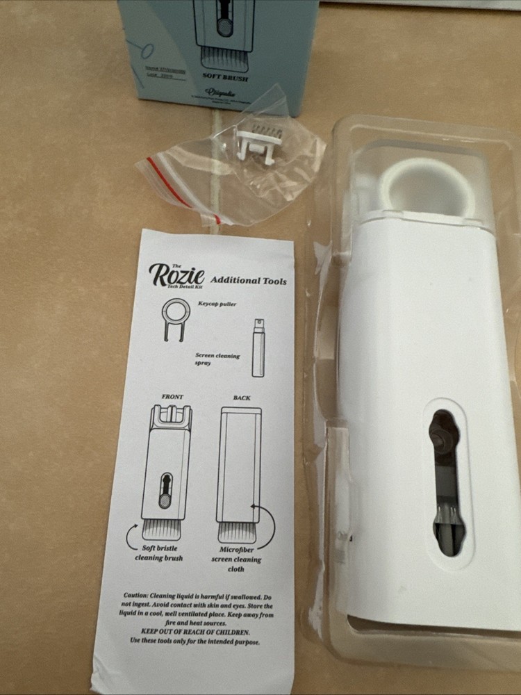 "The Rozie" Tech Detail Kit Cleaning Multi-Tool Computer Phone Device Clean Kit