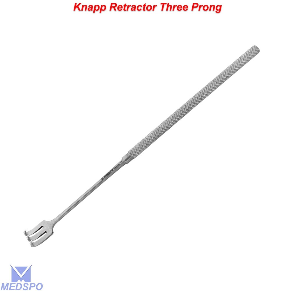 Knapp Retractor Hook Shape Three Prong Ophthalmic Surgery Surgical Instruments