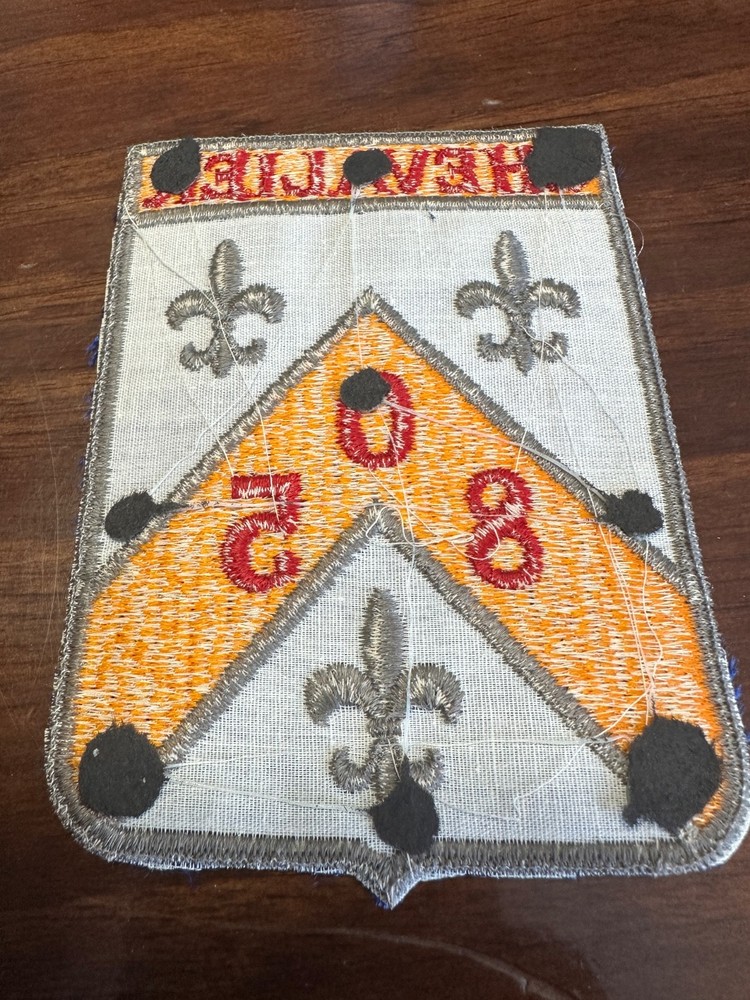 Vintage US Navy USS Chevalier DD-805 Ship Patch