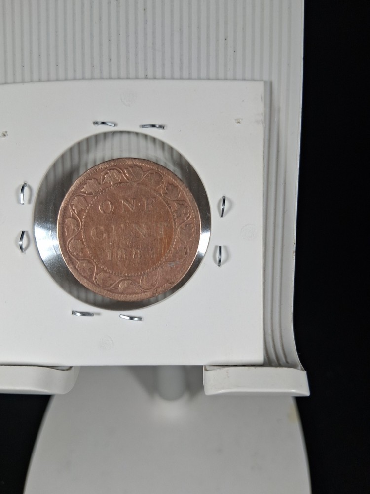 1884 CANADA 1 CENT LARGE