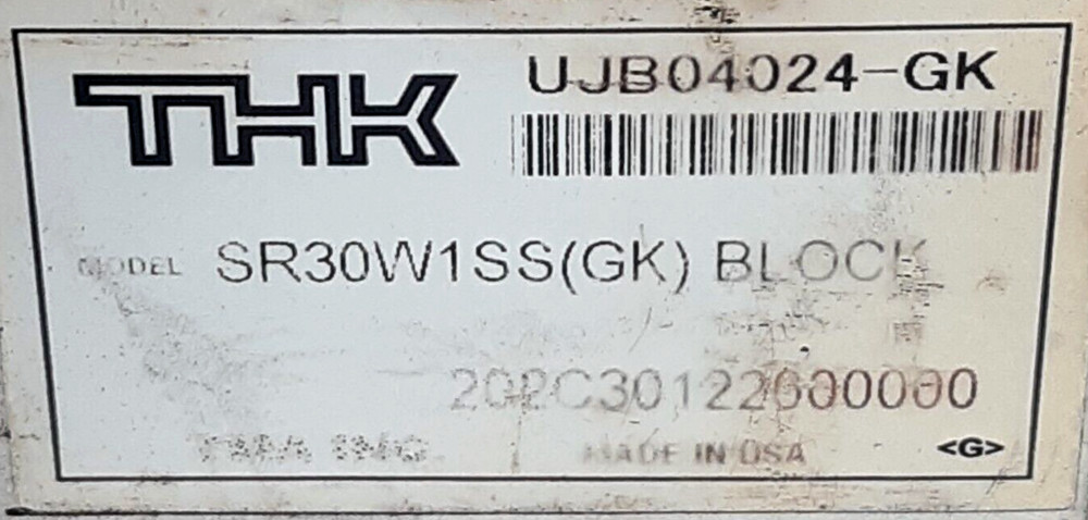 THK SR30W1SS(GK) Linear Guide Block