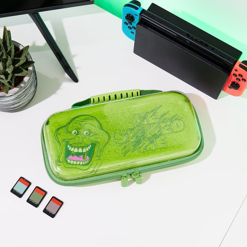 Numskull - Ghostbusters ‘Slimer’ Case for Nintendo Switch /OLED