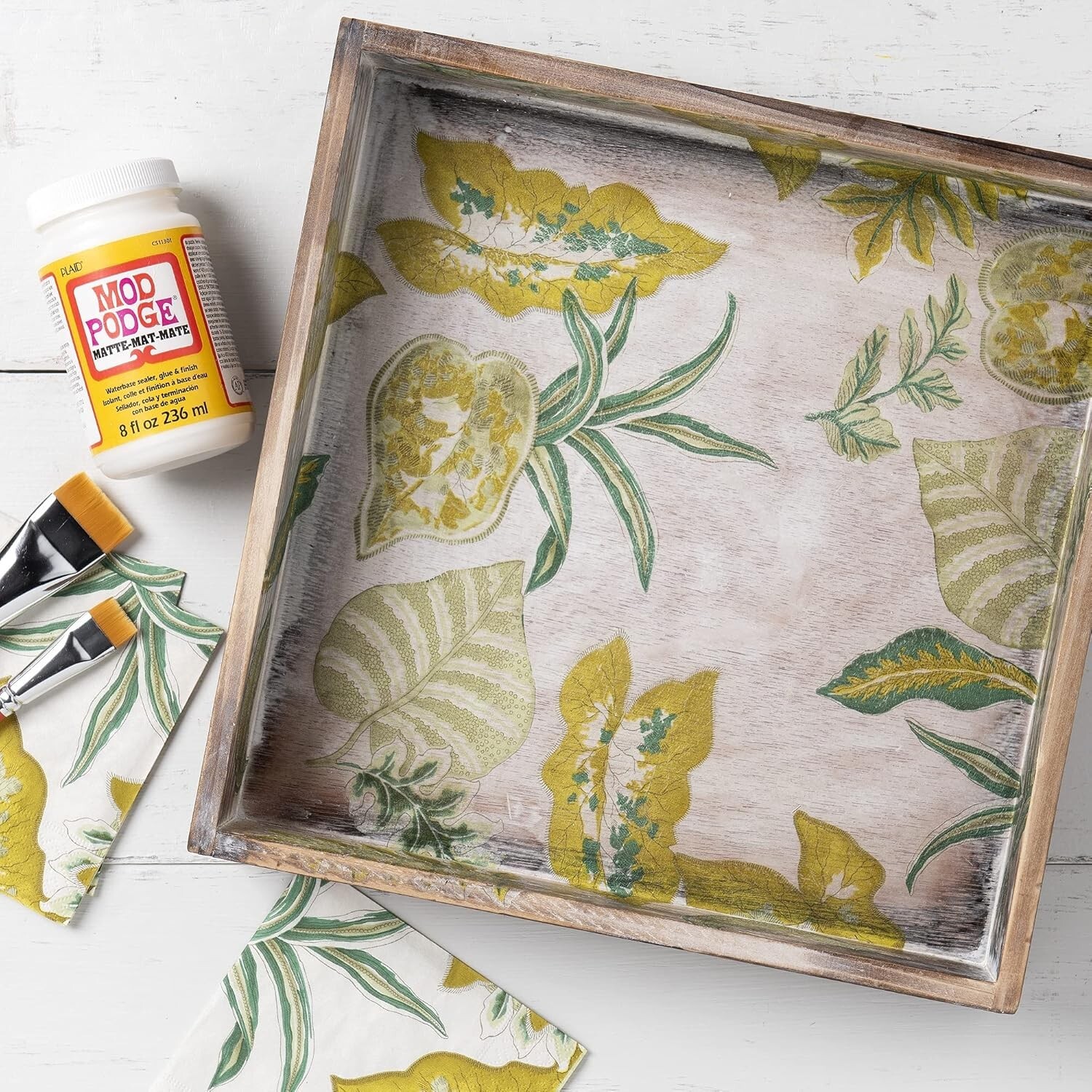 Mod Podge Matte Sealer, Glue & Finish: All-in-One Craft Solution- Quick Dry, ...